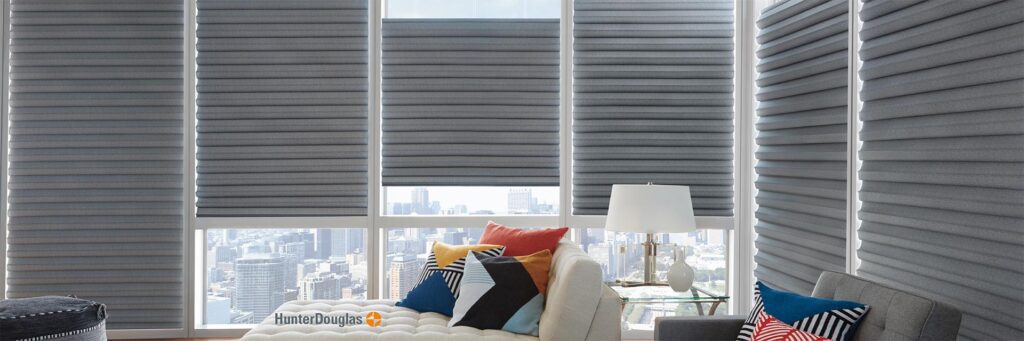 motorized shades hunter douglas roman